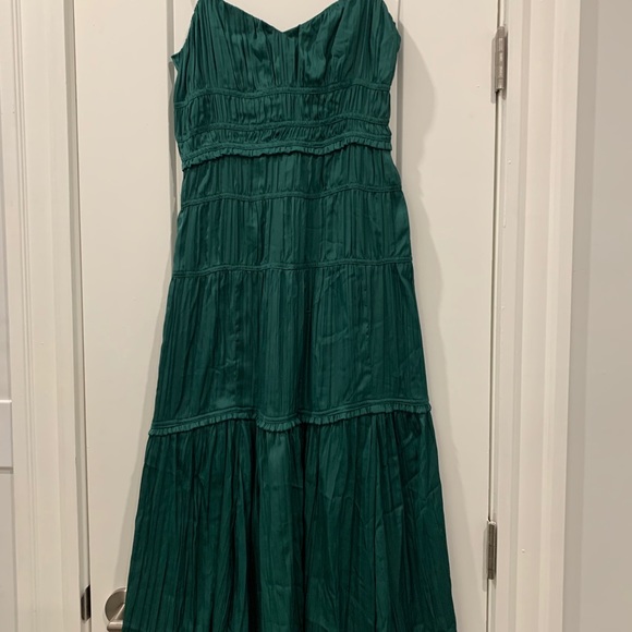 Anthropologie Dark Green Maxi dress - New with tags - Picture 1 of 6